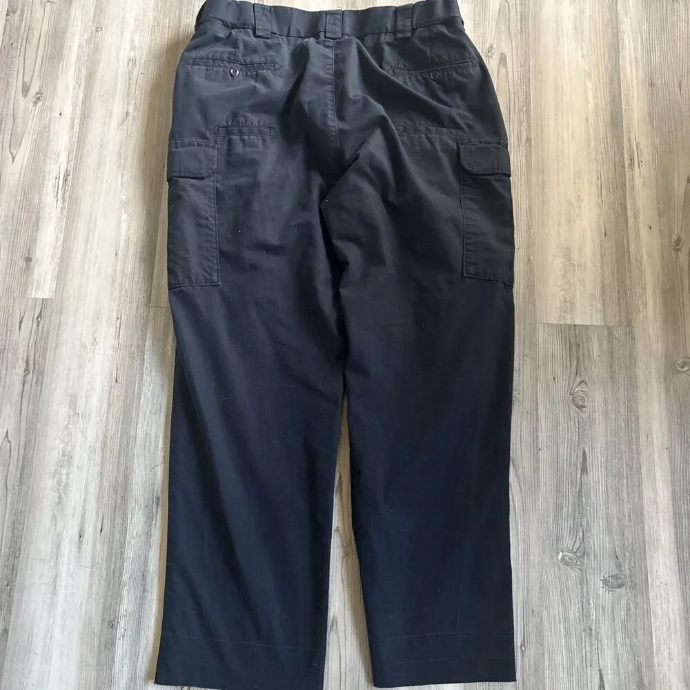 5.11 Tactical Heavy Blue Cargo Work  Uniform  Pants With Pockets Size 42